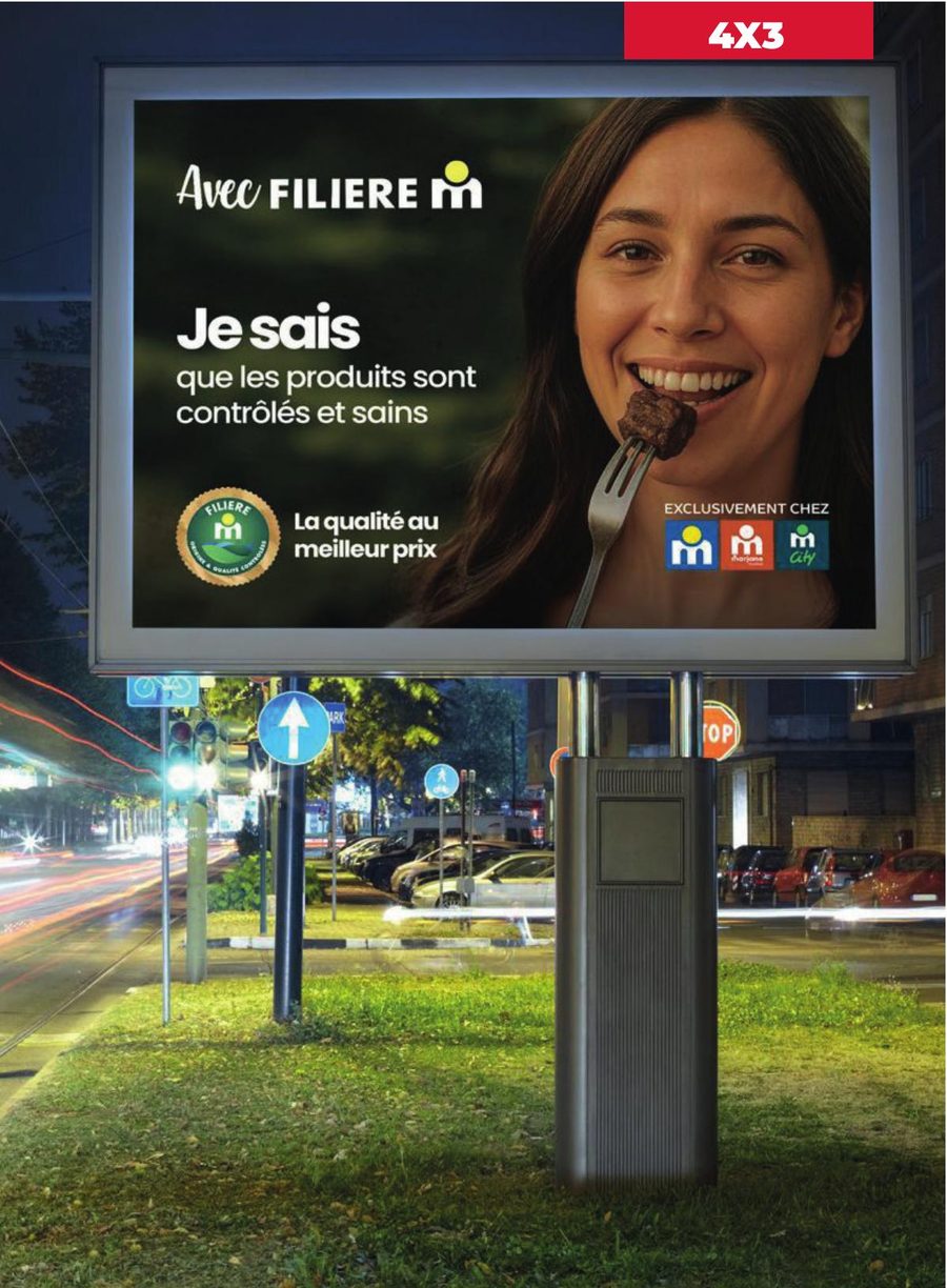 Affichage 4x3 Filière M