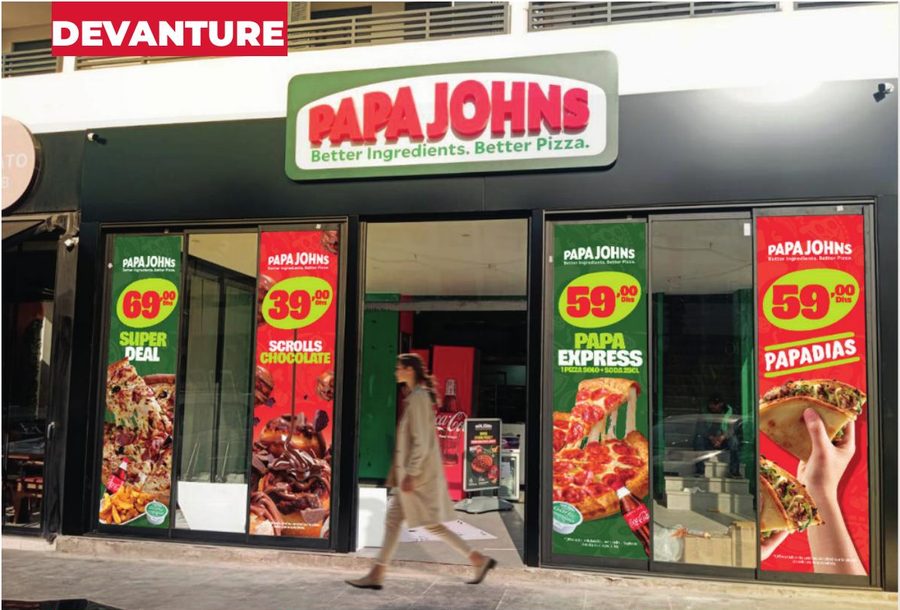Devanture Papa John's